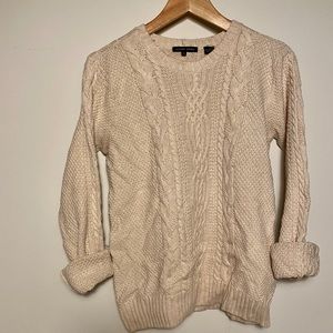 Knit sweater beige